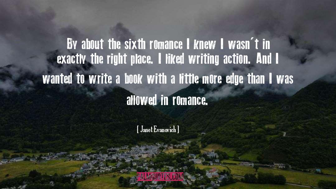 Right Place quotes by Janet Evanovich