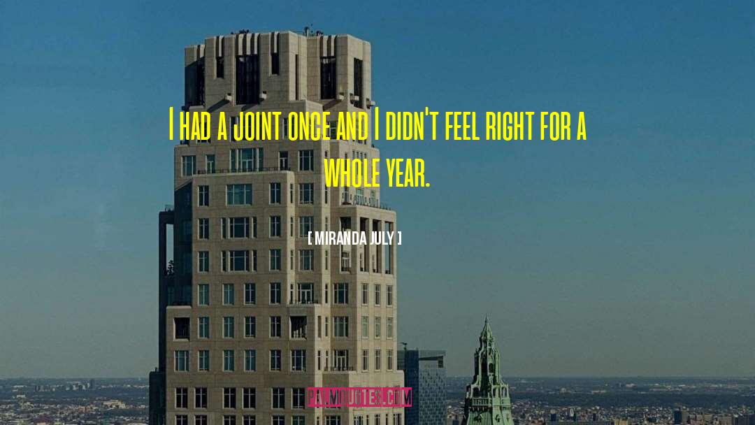 Right Placr quotes by Miranda July