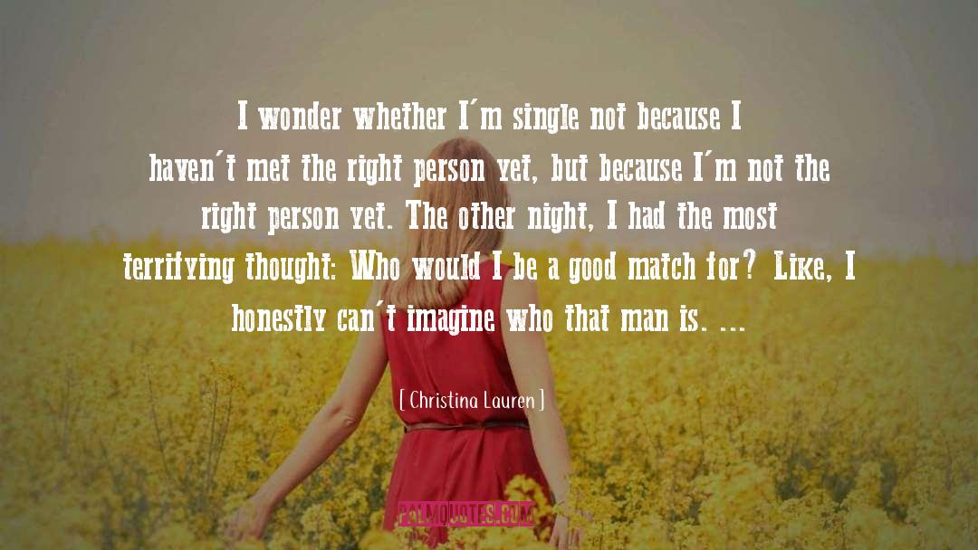 Right Single Angle quotes by Christina Lauren