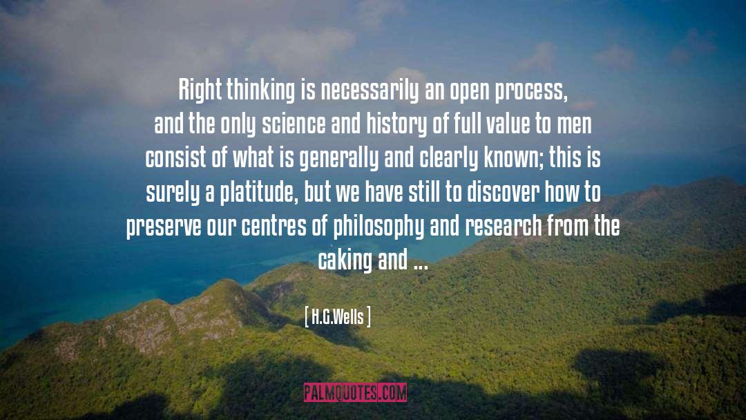 Right Thinking quotes by H.G.Wells