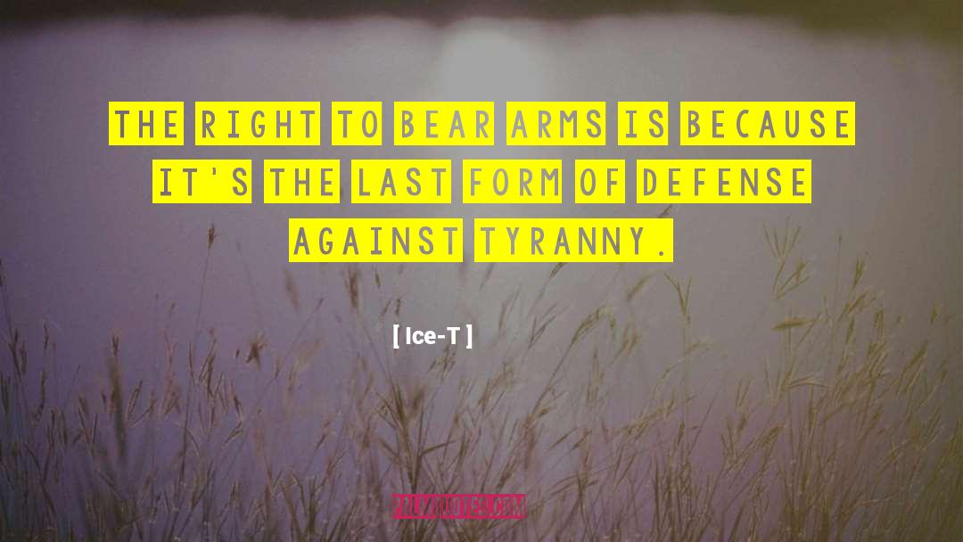 Right To Bear Arms quotes by Ice-T