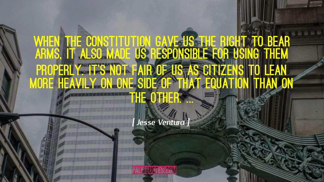 Right To Bear Arms quotes by Jesse Ventura