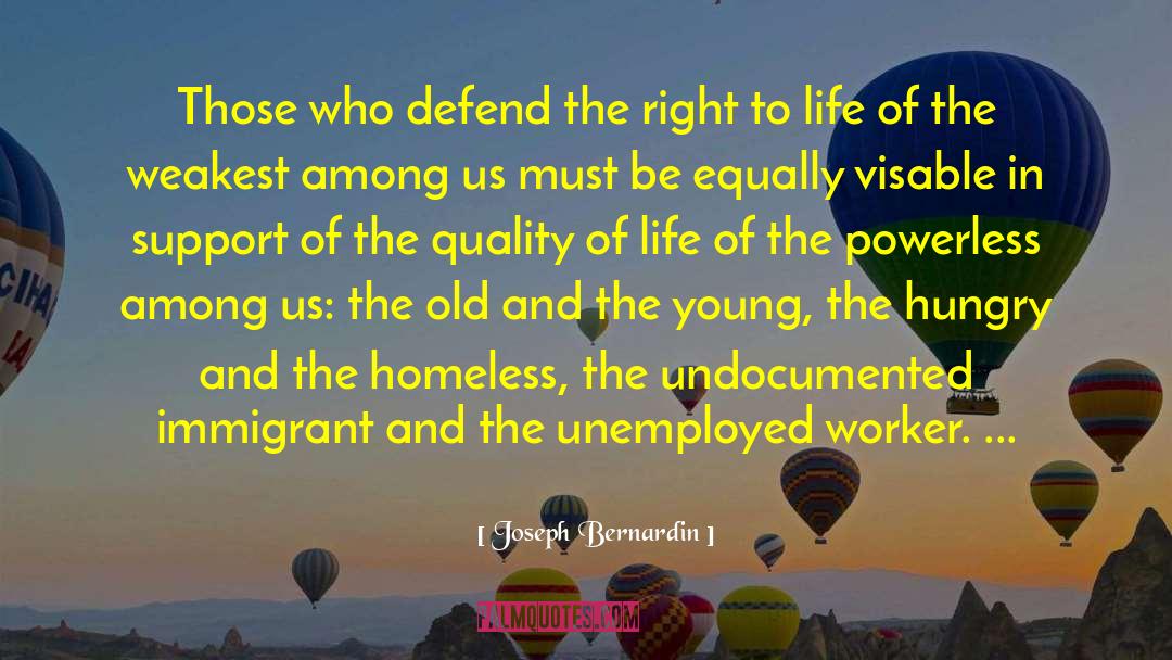 Right To Life quotes by Joseph Bernardin
