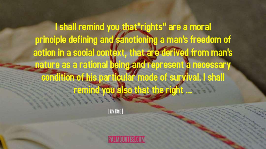 Right To Life quotes by Ayn Rand