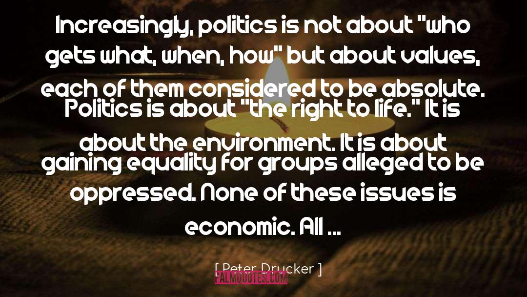 Right To Life quotes by Peter Drucker