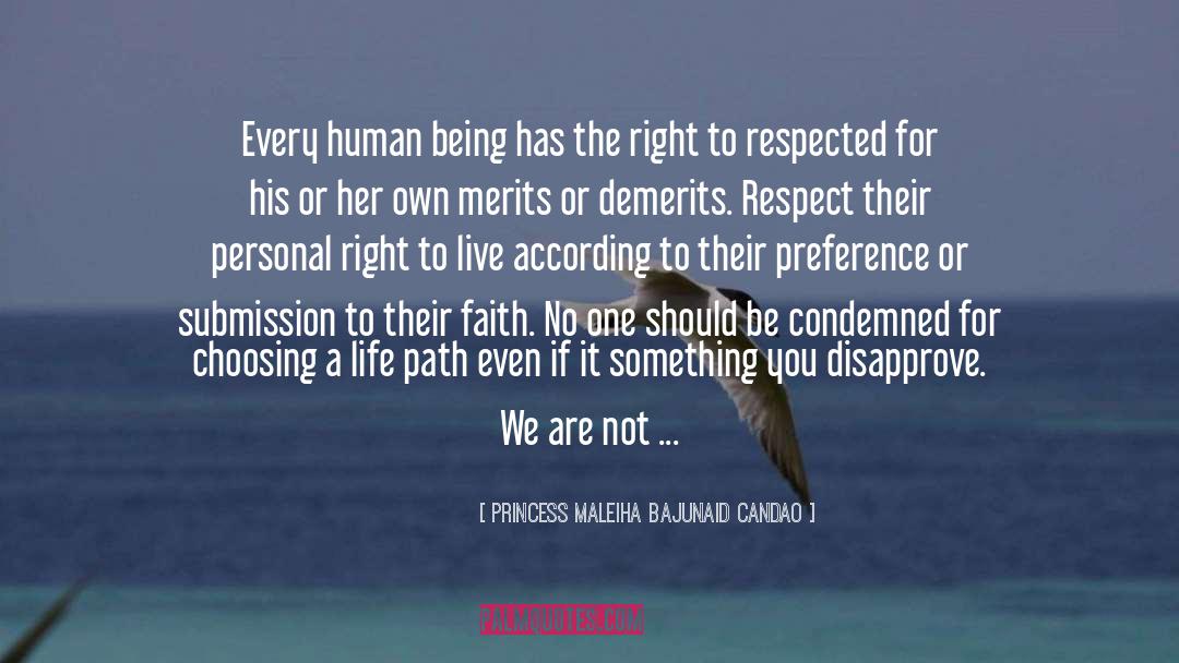 Right To Live quotes by Princess Maleiha Bajunaid Candao