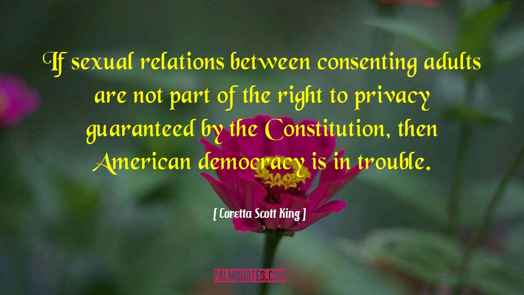 Right To Privacy quotes by Coretta Scott King