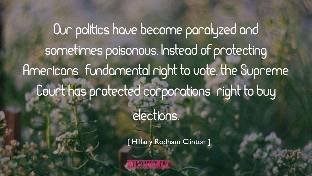 Right To Vote quotes by Hillary Rodham Clinton