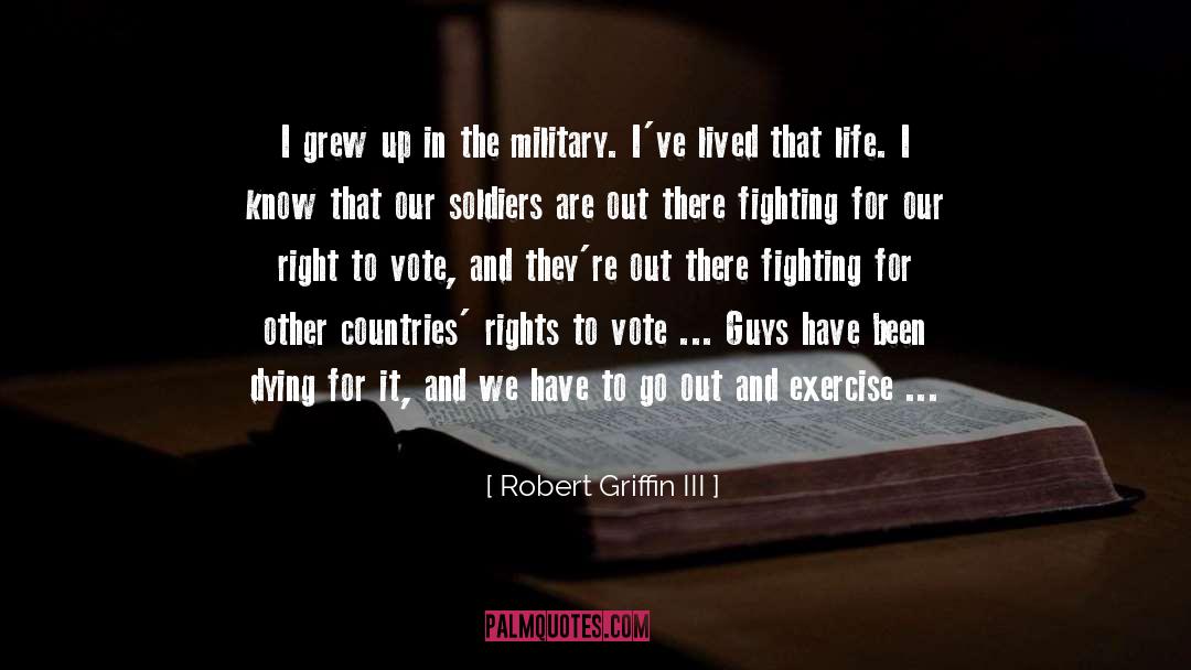 Right To Vote quotes by Robert Griffin III