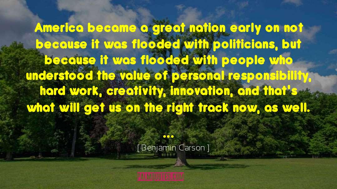 Right Track quotes by Benjamin Carson