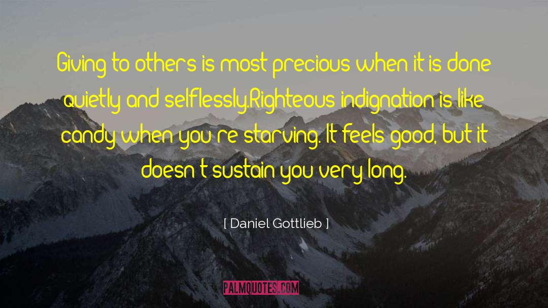 Righteous Indignation quotes by Daniel Gottlieb