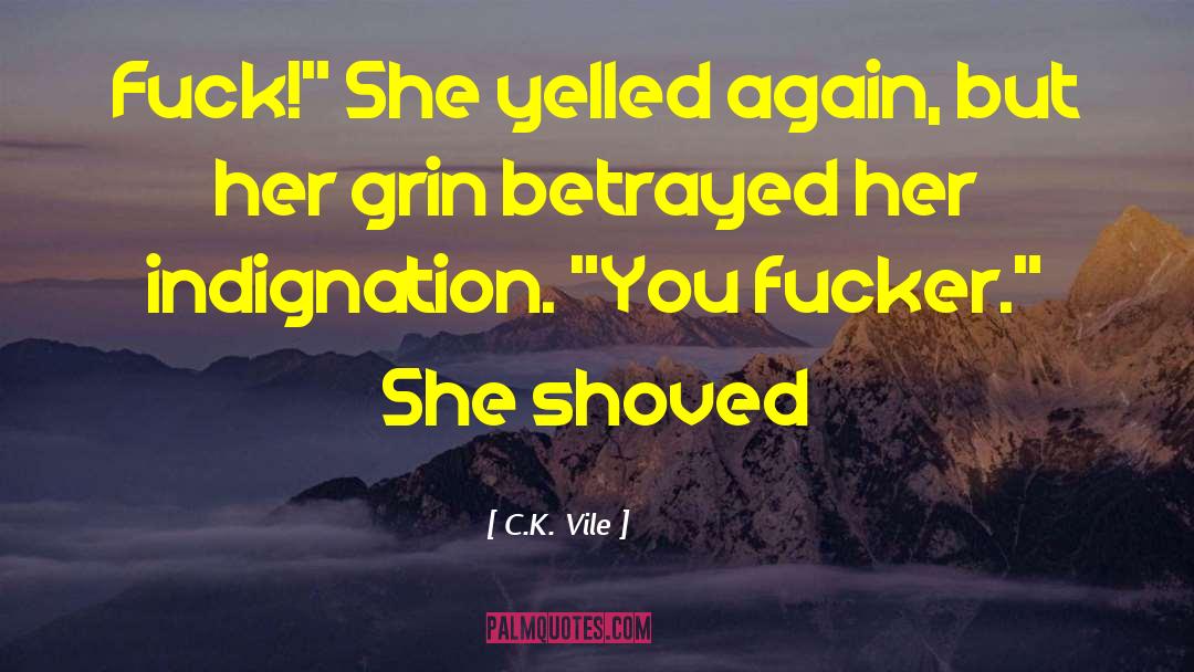 Righteous Indignation quotes by C.K. Vile