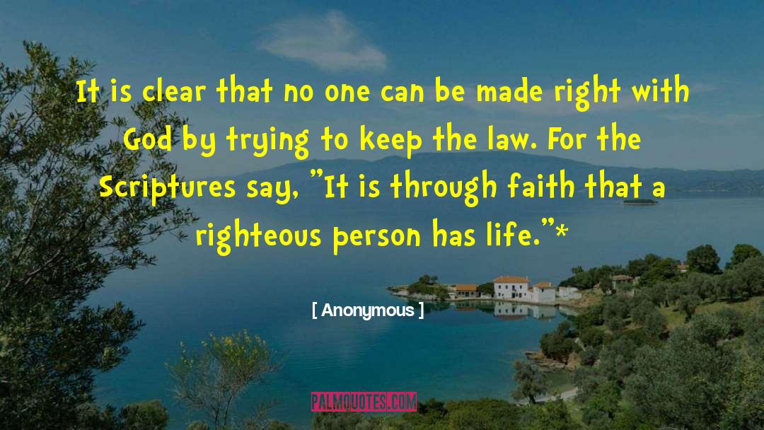 Righteous Living quotes by Anonymous