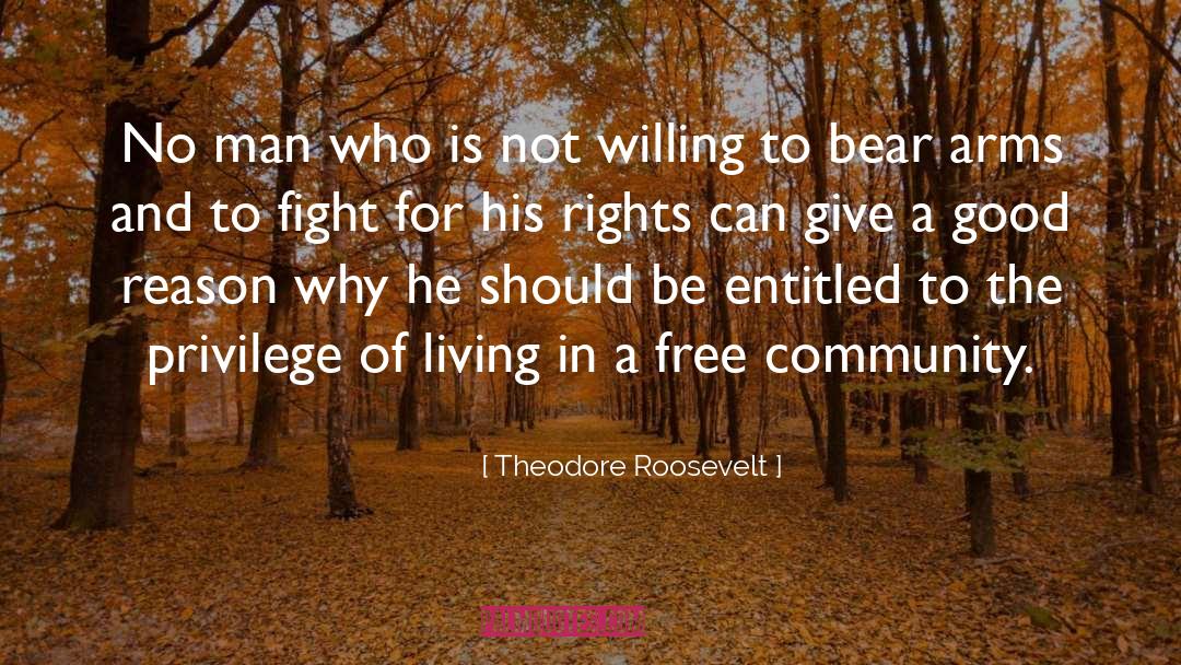 Rights And Privileges quotes by Theodore Roosevelt