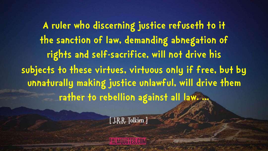Rights Free Zones quotes by J.R.R. Tolkien