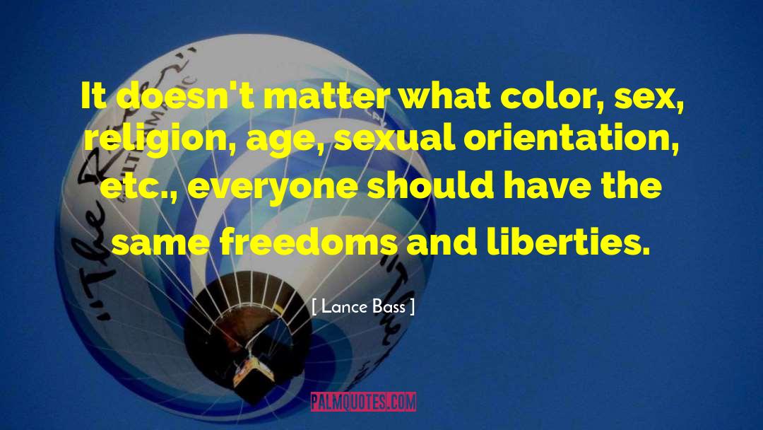 Rights Freedom quotes by Lance Bass