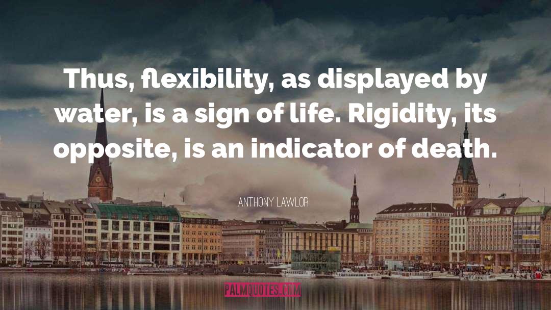 Rigidity quotes by Anthony Lawlor