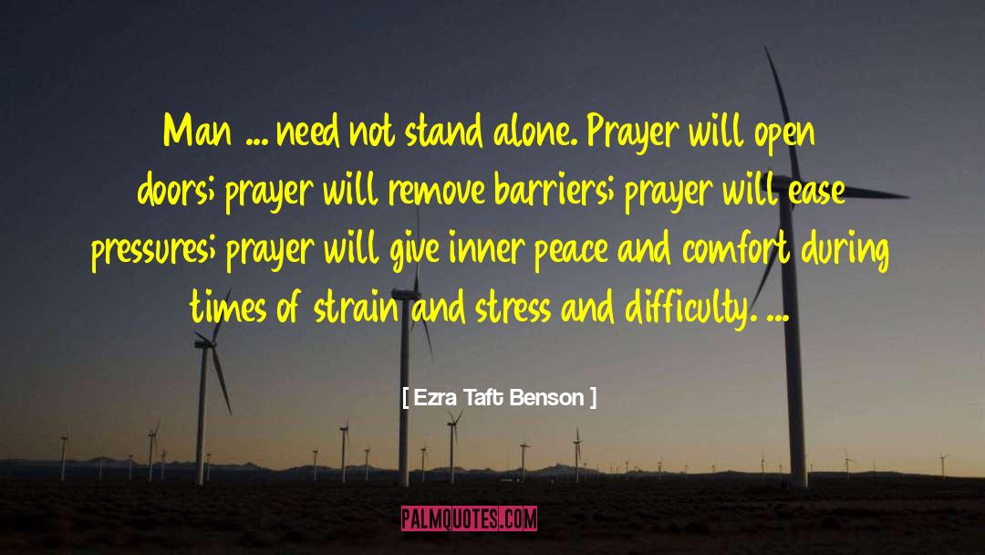 Rigour Prayer quotes by Ezra Taft Benson