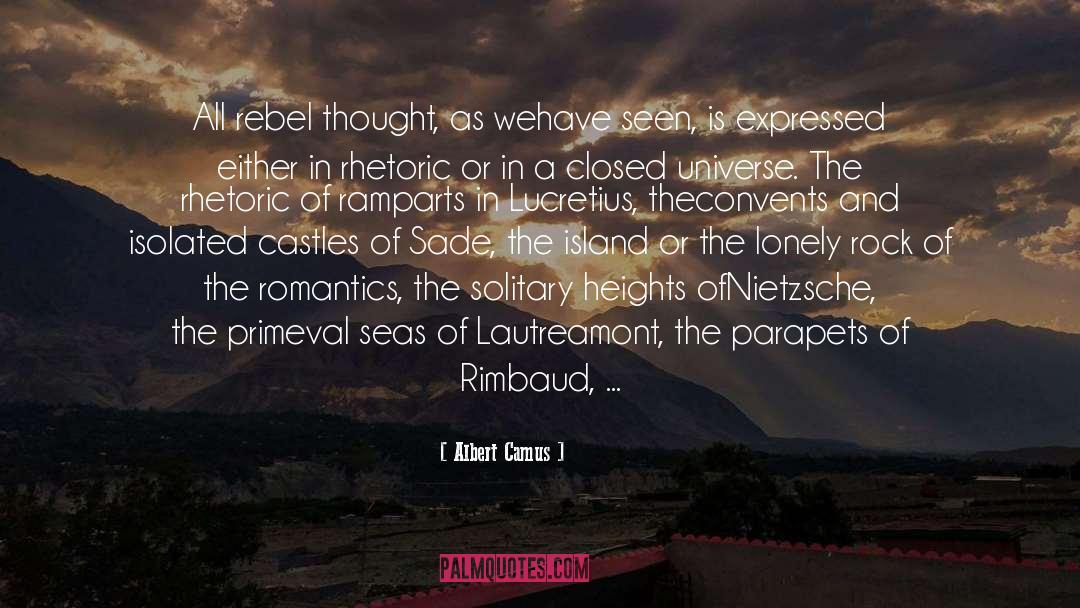 Rimbaud quotes by Albert Camus
