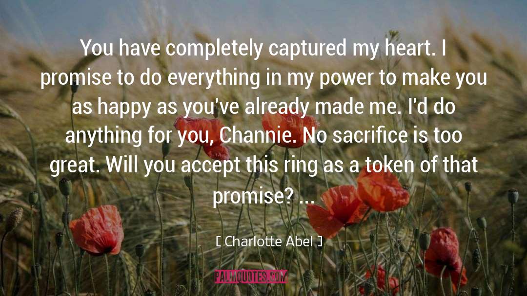 Ring Bearer quotes by Charlotte Abel