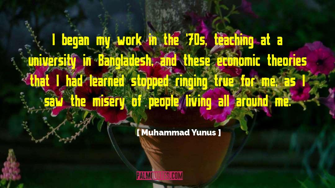 Ringing quotes by Muhammad Yunus