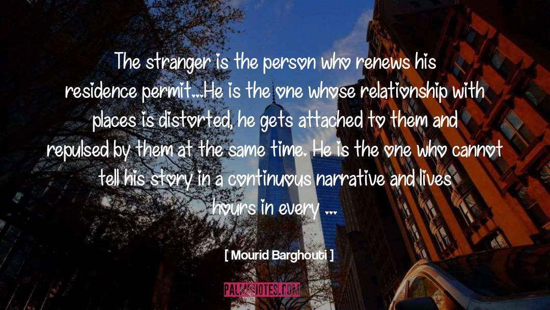 Ringing quotes by Mourid Barghouti