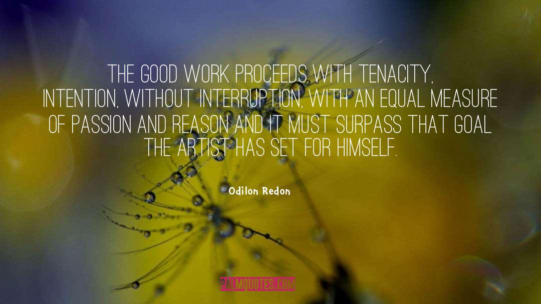 Ringstrom Artist quotes by Odilon Redon
