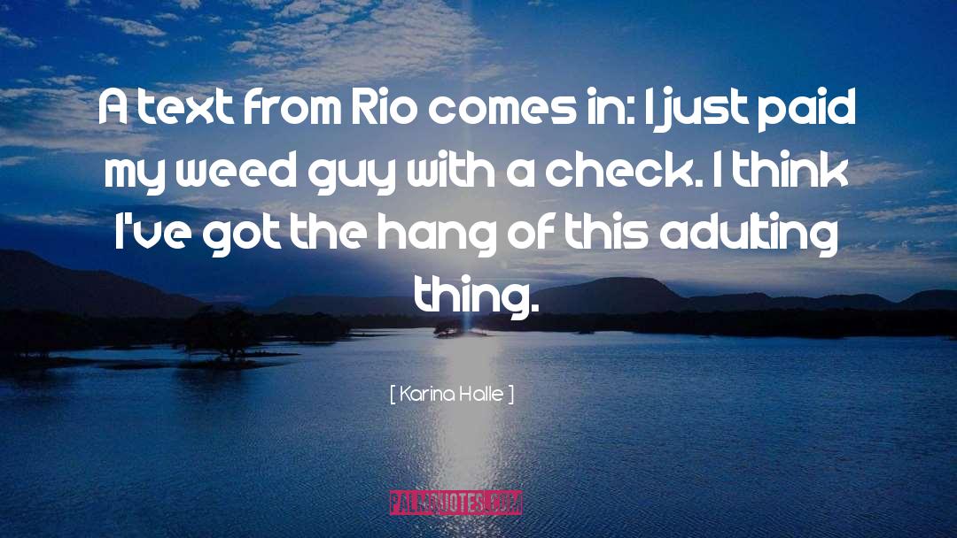 Rio quotes by Karina Halle