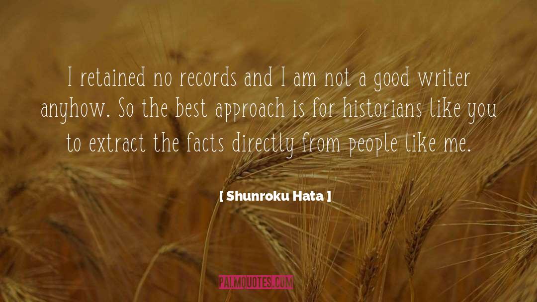 Ripete Records quotes by Shunroku Hata