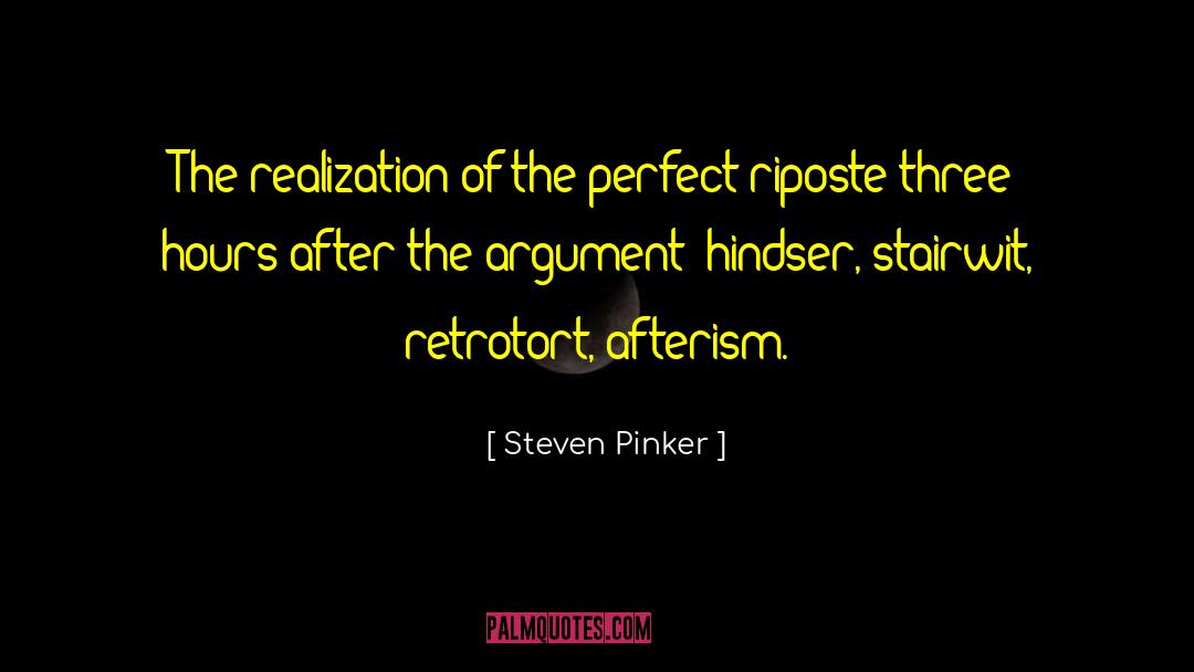 Riposte quotes by Steven Pinker