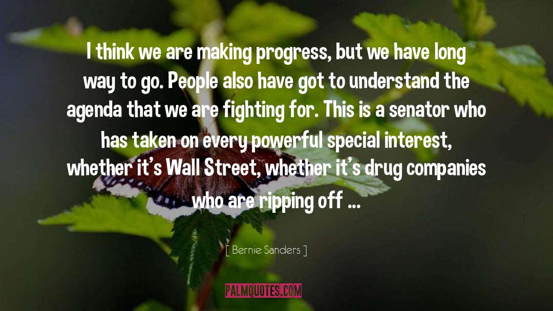 Ripping quotes by Bernie Sanders