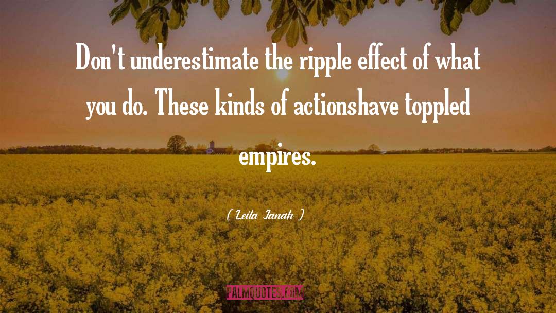 Ripple Dolphins quotes by Leila Janah