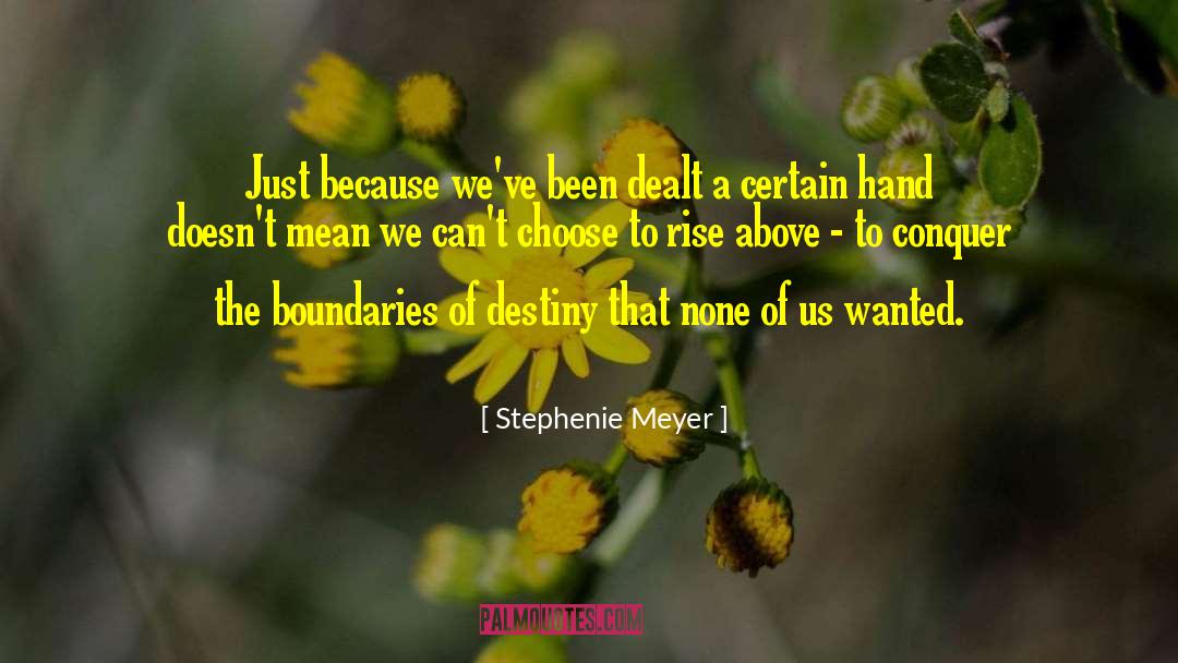 Rise Above quotes by Stephenie Meyer