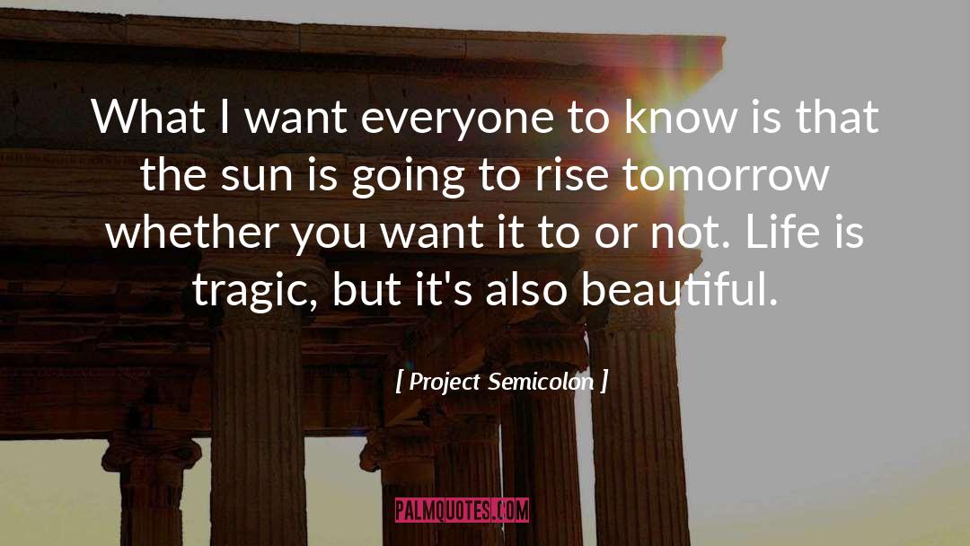 Rise quotes by Project Semicolon