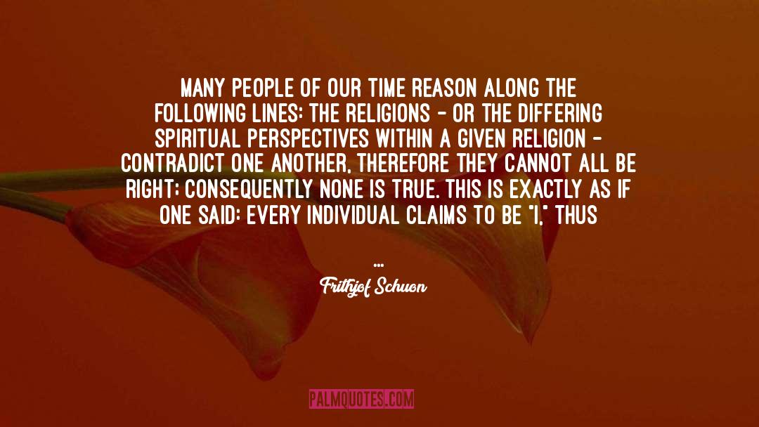 Rising Above Religion quotes by Frithjof Schuon