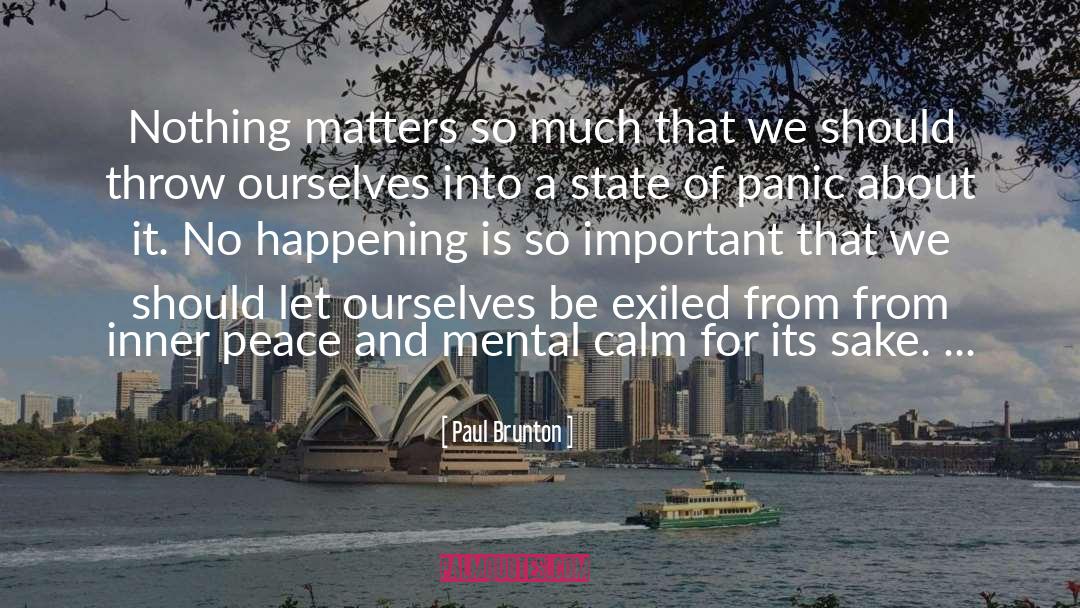 Rising Calm quotes by Paul Brunton