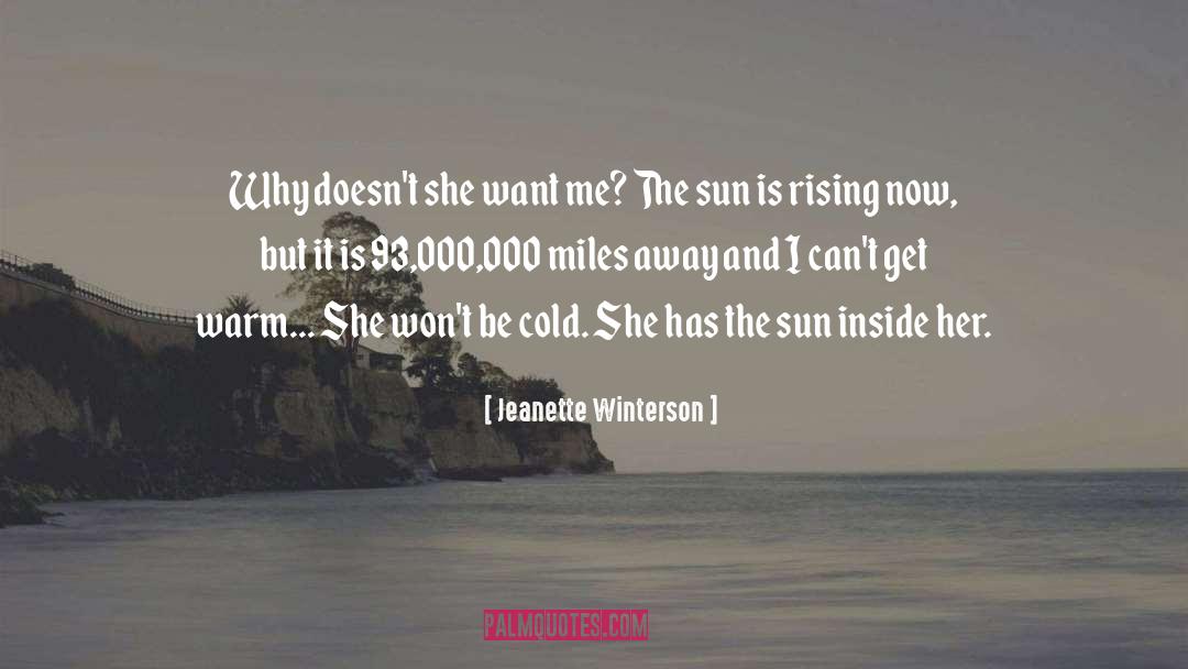 Rising Sun Images With quotes by Jeanette Winterson