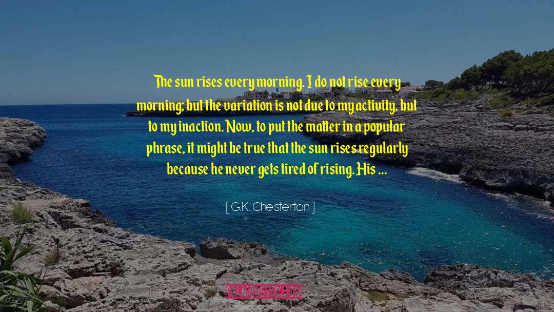 Rising Tension quotes by G.K. Chesterton