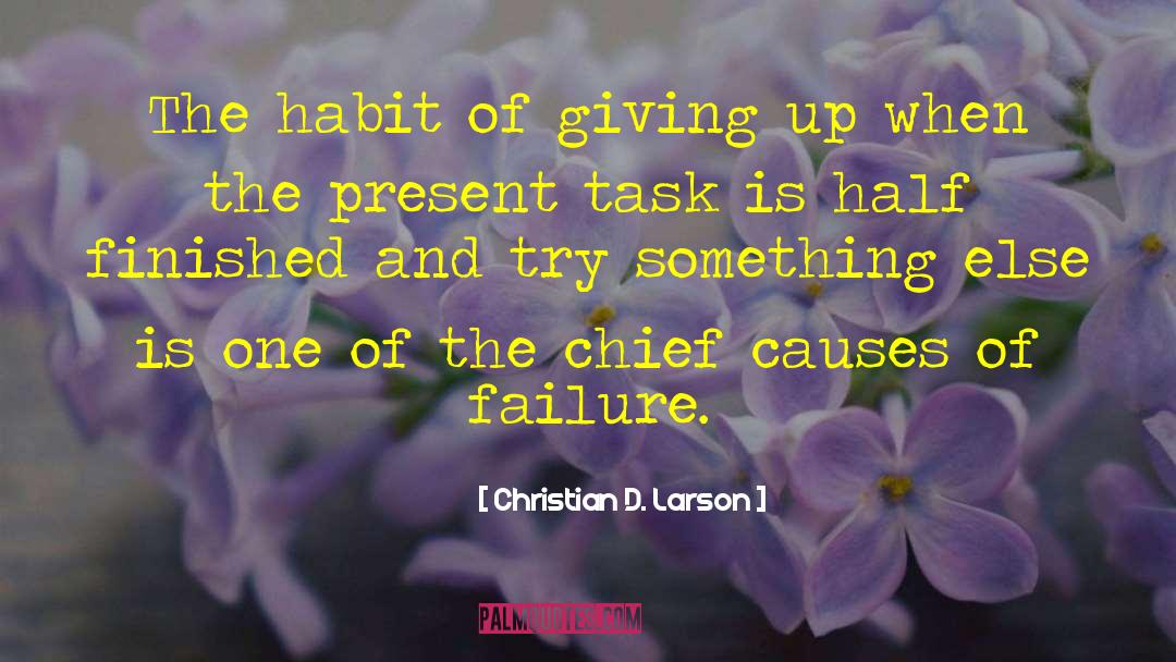 Risk And Failure quotes by Christian D. Larson