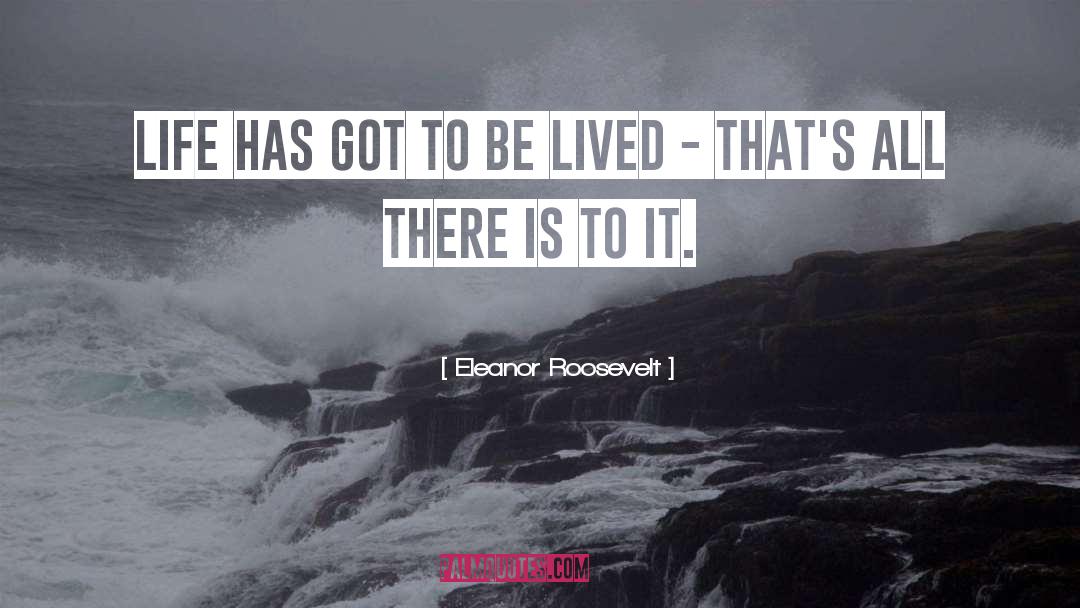 Risk Life quotes by Eleanor Roosevelt