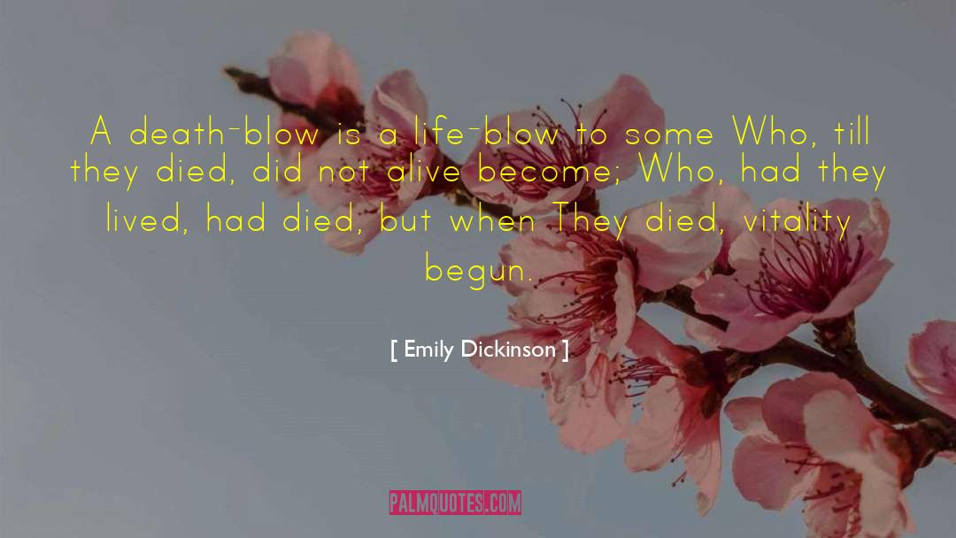 Risk Life quotes by Emily Dickinson