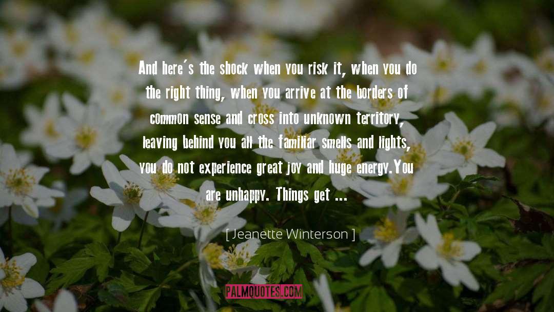 Risk Vs Reward quotes by Jeanette Winterson