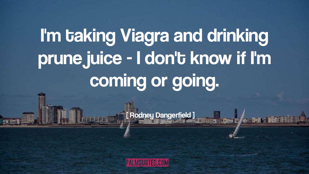 Risky Drinking quotes by Rodney Dangerfield