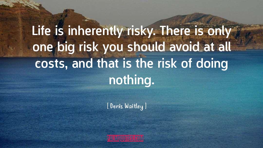 Risky quotes by Denis Waitley