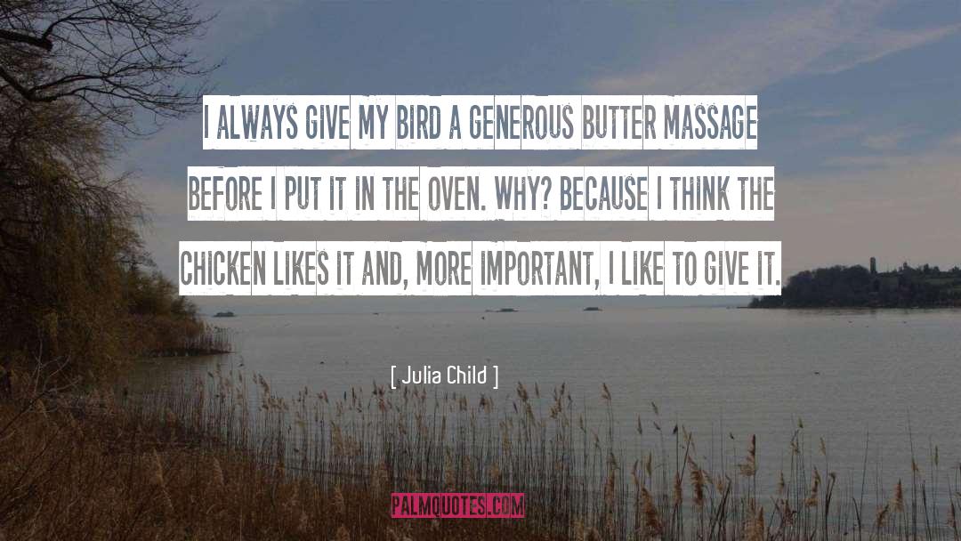 Rispy Chicken quotes by Julia Child