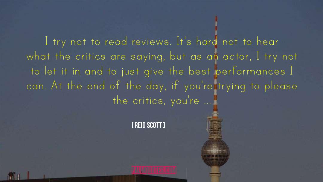 Ritesite Reviews quotes by Reid Scott