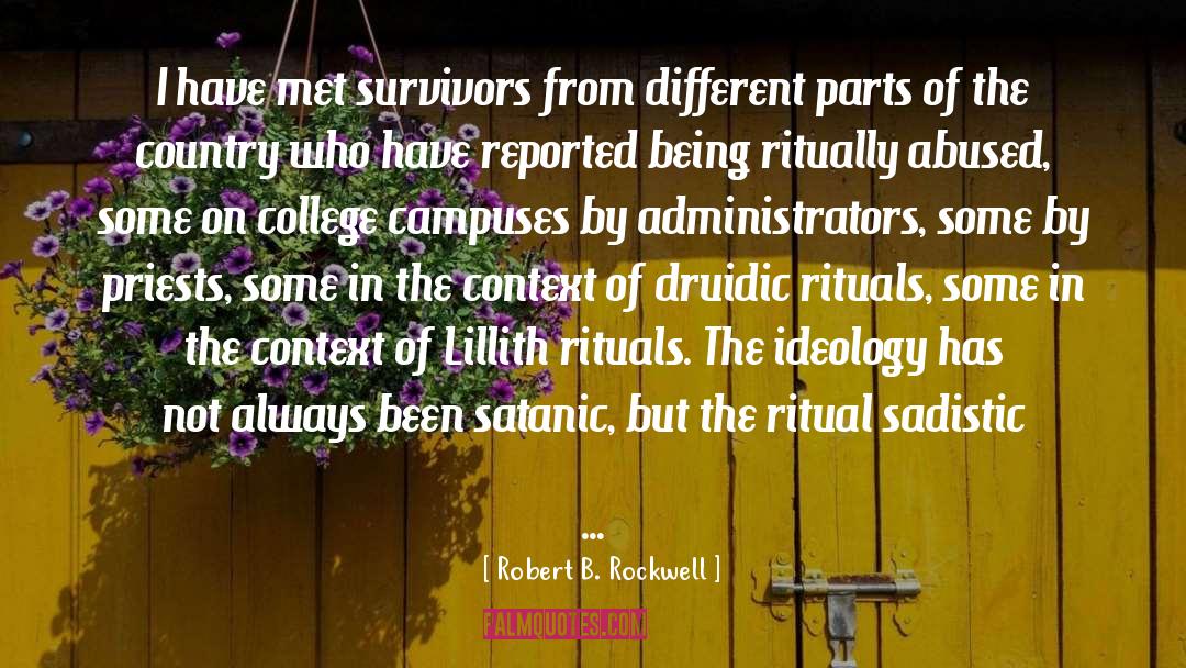 Ritual Abuse quotes by Robert B. Rockwell