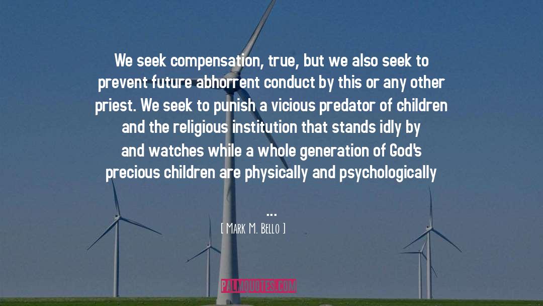 Ritual Child Abuse quotes by Mark M. Bello