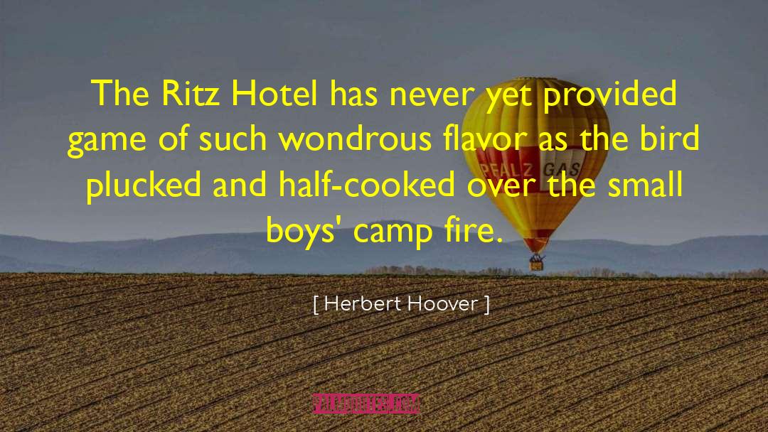 Ritz quotes by Herbert Hoover