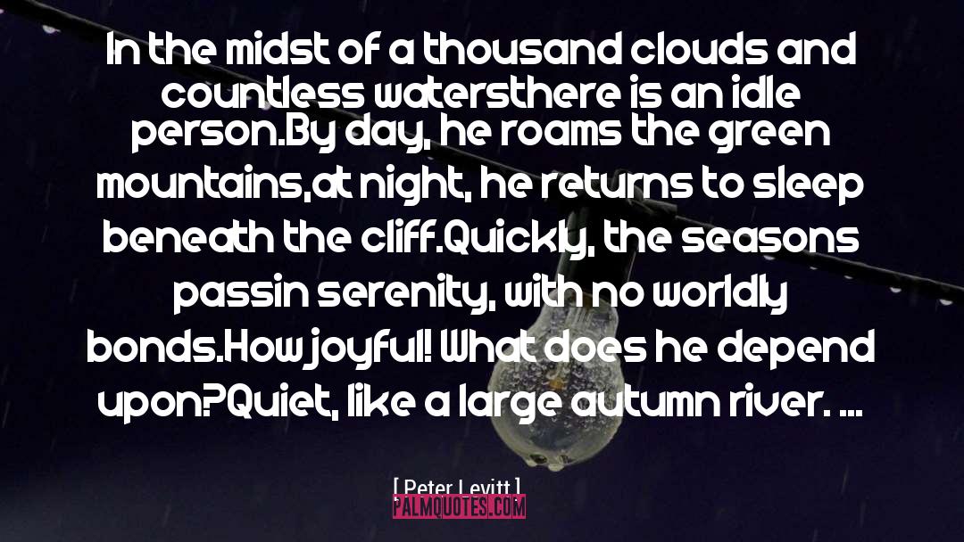 River Dahlia quotes by Peter Levitt